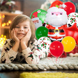 Santa Claus Balloon, Christmas Decoration Balloon, Merry Christmas Decorations, Green Balloons, Star Foil Balloon