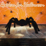Halloween Decor Simulation Spiders Giant Hairy Spider for Halloween Home Party Decor Outdoor Indoor Yard Garden Plush Spider In Australia - Darrahopens