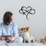 Infinity Heart Metal Wall Decor Art Eternal Love Infinite Heart wall decor Unique Infinity Heart Wall Decor Love Sign Plaque In Australia - Darrahopens