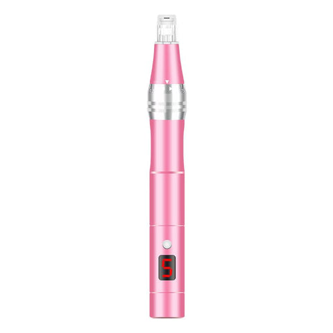 Rechargeable Microneedling Derma Pen Skin Care Microneedle Electric Derma Stamp Safe Nano Needling Pen at Home