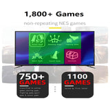 New Plus 4K Video Game Consoles Built-in 1800 Classic Retro Game Wireless Controller TV Output Kids Gifts