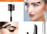 Eyebrow Razor, 12 pcs Eyebrow Trimmer, Eyebrow Grooming Set for Women and Men, Including Comb Tweezers, Scissors