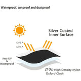 Zero Gravity Folding Chair Cover Outdoor Waterproof Dustproof Lawn Patio Furniture Covers All Weather Resistant