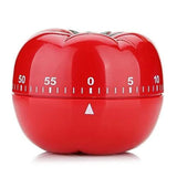 Kitchen Craft Mechanical Wind Up 60 Minutes Timer 360 Degree Rotating Tomato Shape Kitchen Cooking Timer Red