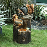 Garden Squirrel Animal Statue Miniatures Figurine, Resin Fairies Garden Accessories for Outdoor Yard Lawn Patio Porch In Australia - Darrahopens