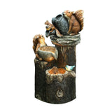 Garden Squirrel Animal Statue Miniatures Figurine, Resin Fairies Garden Accessories for Outdoor Yard Lawn Patio Porch