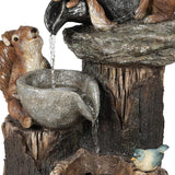 Garden Squirrel Animal Statue Miniatures Figurine, Resin Fairies Garden Accessories for Outdoor Yard Lawn Patio Porch In Australia - Darrahopens