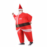 Inflatable Christmas Santa Claus Suit, Funny Blow Up Christmas Costumes Suit, Unisex Adult Fancy Cosplay Party Costume