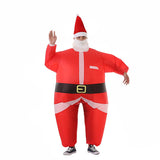 Inflatable Christmas Santa Claus Suit, Funny Blow Up Christmas Costumes Suit, Unisex Adult Fancy Cosplay Party Costume