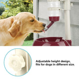 Dog Water Bottle Stand, Adjustable No Drip Dog Water Bottle Standing Pet Water Dispenser for Dog and Cat
