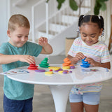 Set of 38 Sorting and Stacking Stones with 20 Activity Cards - In Home Learning Toy for Early Math Rainbow Pebbles In Australia - Darrahopens