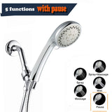 3pcs Handheld Shower Head Kit - High Pressure, Removable Hand Held Showerhead With Hose & Mount And Adjustable Rainfall Spray In Australia - Darrahopens