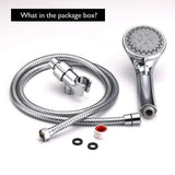 3pcs Handheld Shower Head Kit - High Pressure, Removable Hand Held Showerhead With Hose & Mount And Adjustable Rainfall Spray In Australia - Darrahopens