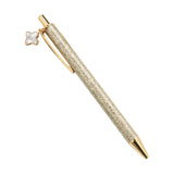 3 pcs Ballpoint Pen Metal Sequin Crystal Pen Glitter Click Ball Pens Black Ink Medium Point for School Office Supplies In Australia - Darrahopens
