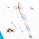 3 pcs Ballpoint Pen Metal Sequin Crystal Pen Glitter Click Ball Pens Black Ink Medium Point for School Office Supplies In Australia - Darrahopens