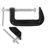 3 Inch C-Clamp Set, Heavy Duty Steel C Clamp Industrial Strength C Clamps for Woodworking, Welding, and Building(2PCs)