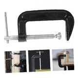 3 Inch C-Clamp Set, Heavy Duty Steel C Clamp Industrial Strength C Clamps for Woodworking, Welding, and Building(2PCs)