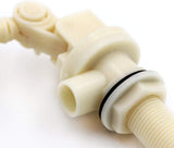 2 Pack Float Valve, Stable Water Float Valve Shut Off 1/2" Fill Feed Water Trough with Adjustable Arm Horse Cattle