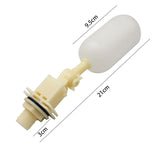 2 Pack Float Valve, Stable Water Float Valve Shut Off 1/2" Fill Feed Water Trough with Adjustable Arm Horse Cattle