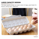 Egg Holder Refrigerator Egg Holder 12 Count Egg Storage Container Plastic Covered Egg Tray Dozen-section Carrier Bin with Lid In Australia - Darrahopens