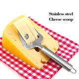 Stainless Steel Cheese Slicer for All Types of Cheese - Non-Stick Cheese Shaver - For Kitchen Cooking