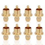 RCA Male Plugs RCA Dust Caps, 8Pcs , Detachable Center Pin Noise Stopper Dust Proof Protectors (Gold Plated) In Australia - Darrahopens