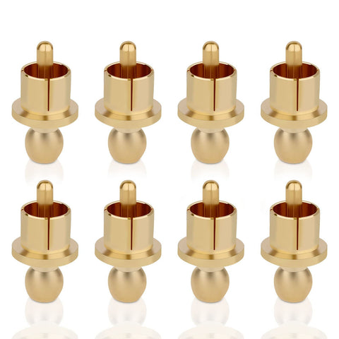 RCA Male Plugs RCA Dust Caps, 8Pcs , Detachable Center Pin Noise Stopper Dust Proof Protectors (Gold Plated) In Australia - Darrahopens