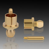 RCA Male Plugs RCA Dust Caps, 8Pcs , Detachable Center Pin Noise Stopper Dust Proof Protectors (Gold Plated) In Australia - Darrahopens