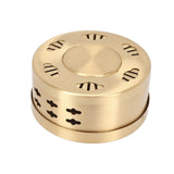 2 pcs Copper Moxa Box, Compact High Temperature Resistant Good Thermal Conductivity Moxibustion Treatment Box for Home Salon