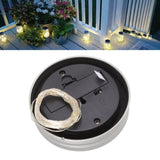 LED Outdoor Solar Mason Jar Light Lid Waterproof Flame Solar Fairy String Lids for Normal Jars 6.6 Feet