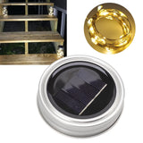 LED Outdoor Solar Mason Jar Light Lid Waterproof Flame Solar Fairy String Lids for Normal Jars 6.6 Feet In Australia - Darrahopens