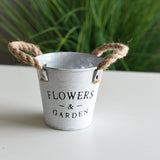 Iron Flower Pot Flower Planter Succulent Planter Creative Planter Flowerpot Bucket Iron Flowerpot Flower Vase Iron Planter In Australia - Darrahopens