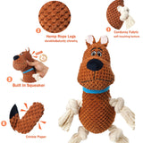 Dog Toys, Stuffed Dog Toys for Medium Large Dogs Boredom, Squeaky Dog Chew Toy with Crinkle Paper, Outdoor Puppy Toys In Australia - Darrahopens