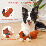 Dog Toys, Stuffed Dog Toys for Medium Large Dogs Boredom, Squeaky Dog Chew Toy with Crinkle Paper, Outdoor Puppy Toys In Australia - Darrahopens