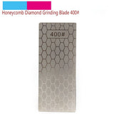 Diamond Sharpening Stone, Knife Sharpener Stone Whetstone Honeycomb Surface Diamond Sharpener Plate (400Grit)