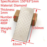 Diamond Sharpening Stone, Knife Sharpener Stone Whetstone Honeycomb Surface Diamond Sharpener Plate (400Grit)