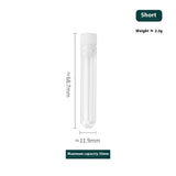 Plastic Sewing Needle Storage Holder, 2 Pack Portable Embroidery Needle Pin Toothpick Storage Tubes Cases Box for Craft Knittin
