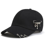 Unisex Pin Iron Ring Baseball Hat Hip Hop Snapback Caps Solid Casual Fitted Trucker Hats Women Outdoors Sun Cap In Australia - Darrahopens