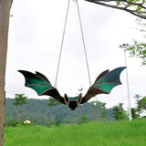 Bat Decor Statues,Window Panel Hanging Bat Suncatcher ， Wall Art Ornaments for Window Indoor Outdoor Decor