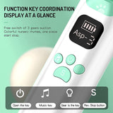 Baby Nasal Aspirator - Safe, Quick, and Hygienic Nose Cleaner with Pause, Music, and Light Soothing Functions