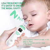 Baby Nasal Aspirator - Safe, Quick, and Hygienic Nose Cleaner with Pause, Music, and Light Soothing Functions