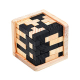 Wooden Brain Teaser Puzzle Cube Wooden Puzzles T-shaped Jigsaw Logic Puzzle Educational Toy for Kids and Adults In Australia - Darrahopens