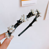 5 PACK Hairpin Headbands For Women, Double Bangs Ladies Hairstyle Headwear,Braided Hair Clip Bangs Broken Hair Finishing In Australia - Darrahopens