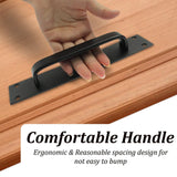 2 Pack Sliding Barn Door Handle, 7.9 Inch Gate Door Handle, Aluminium Alloy Door Pull Handle for Sliding Barn Door Gate Cabinet