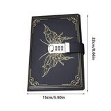 Notebooks Notebook Diary Journal Three-Digit Password Combination Lock Perfect for College Or Homeschool 200 Pages Paper In Australia - Darrahopens