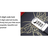 Notebooks Notebook Diary Journal Three-Digit Password Combination Lock Perfect for College Or Homeschool 200 Pages Paper In Australia - Darrahopens