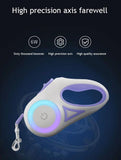 Automatic 360° Retractable Dog Leash LED Luminous, Strong Nylon Tape 10ft , Best Dog Leash for Dogs, Ergonomic