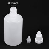 Plastic Dropper Bottle, 50ml/1.7oz Small Mouth Drop Bottles Empty Squeezable Liquid Dropper Bottle 10pcs