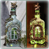 Wine Bottle Luminous Wine Glass Light Up Wine Mug Desktop Ornament for Home Living Room Balcony Night Lights, Garden,Patio