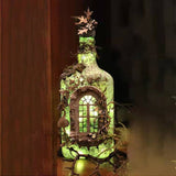 Wine Bottle Luminous Wine Glass Light Up Wine Mug Desktop Ornament for Home Living Room Balcony Night Lights, Garden,Patio